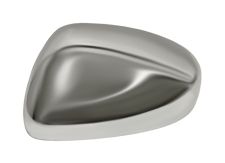 Carcasa espejo retrovisor Fiat 500X 2018-2022 cromada / izquierda