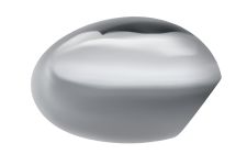 Carcasa espejo retrovisor Mini Coupe 2011-2017 cromada / derecha