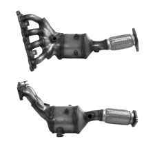 Catalizador Ford Fiesta 1.6i 16v euro 4 (colector) (2009-2012)