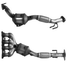 Catalizador Ford Focus 1.6ti 16v euro 5 (simple catalizador) (colector) (2011-2018)