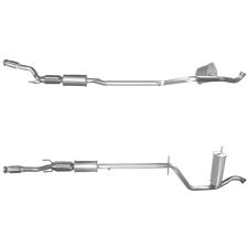 Catalizador Peugeot 407 2.2i 16v mot.3fz (2º catalizador) (2004-2006)