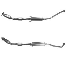 Catalizador Toyota Corolla 1.6i vvti 16v mot.3zz-fe (largo 2200mm) (2001-2004)