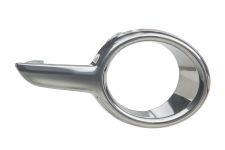 Cerquillo antiniebla Peugeot 208 2012-2015 parachoques delantero / cromado / negro / derecho