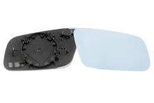 Cristal espejo retrovisor Audi A3 2000-2003 restyling / 3/5 puertas / con soporte / convexo / azul / derecho