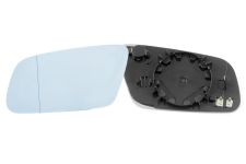 Cristal espejo retrovisor Audi A3 2000-2003 restyling / 3/5 puertas / con soporte / termico / asferico / azul / izquierdo
