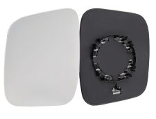 Cristal espejo retrovisor Fiat Qubo 2016-> con soporte / convexo / izquierdo