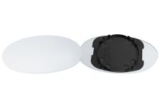 Cristal espejo retrovisor Lancia Y 2000-2003 con soporte / convexo / izquierdo