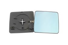 Cristal espejo retrovisor Mercedes 200 / 300 (w124) 1984-1995 con soporte / termico / convexo / azul / derecho
