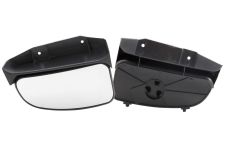 Cristal espejo retrovisor Peugeot Boxer 1999-2002 con soporte / inferior / convexo / izquierdo