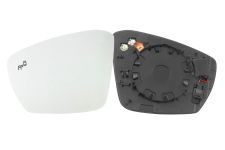 Cristal espejo retrovisor Skoda Octavia 2013-2017 con soporte / termico / side assist / convexo / izquierdo