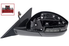 Cuerpo espejo retrovisor Jaguar F-Pace 2015-2020 electrico / termico / electrocrómico / abatible electricamente / con sonda / izquierdo