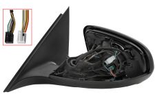Cuerpo espejo retrovisor Mercedes Clase C (w205) 2014-2018 electrico / termico / memoria / side assist / abatible electricamente / izquierdo