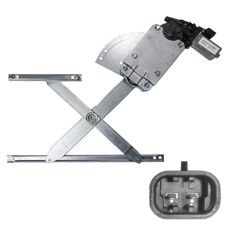 Elevalunas Mitsubishi L200 1996-2005 electrico / con motor / 2 pins / delantero izquierdo