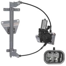 Elevalunas Nissan Primera 1999-2002 electrico / con motor / 2 pins / trasero izquierdo