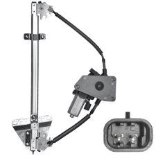 Elevalunas Nissan Primera 2002-2008 electrico / con motor / 2 pins / familiar / trasero izquierdo