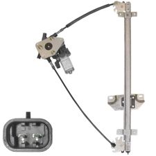 Elevalunas Nissan Terrano 1993-2004 electrico / con motor / 2 pins / delantero derecho