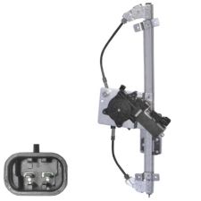 Elevalunas Opel Astra g 1998-2004 electrico / con motor / 2 pins / trasero derecho