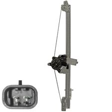 Elevalunas Renault Trafic 2001-2007 electrico / con motor / 2 pins / delantero derecho