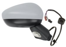 Espejo retrovisor Citroen C3 2009-2013 electrico / base negra / termico / abatible electricamente / con sonda / carcasa imprimada / derecho