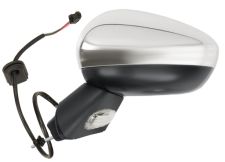 Espejo retrovisor Citroen C3 2009-2013 electrico / base negra / termico / carcasa cromada izquierdo