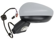 Espejo retrovisor Citroen C3 2013-2016 electrico / base negra / termico / abatible electricamente / carcasa imprimada / izquierdo