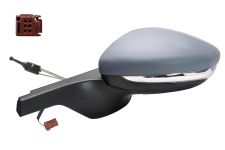 Espejo retrovisor Citroen C3 2016-2018 conector rojo / mecanico / piloto intermitente / imprimado / izquierdo