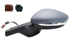 Espejo retrovisor Citroen C3 2016-2018 conector rojo/negro / electrico / termico / piloto intermitente / imprimado / izquierdo