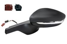 Espejo retrovisor Citroen C3 2016-2018 conector rojo/negro / electrico / termico / piloto intermitente / izquierdo