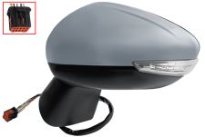 Espejo retrovisor Citroen C3 Aircross 2017-2020 electrico / termico / piloto intermitente / imprimado / izquierdo