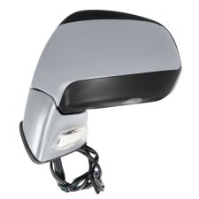 Espejo retrovisor Citroen C4 Picasso 2006-2010 negro glossy / base imprimada / electrico / termico / piloto intermitente / luz cortesia / abatible electricamente / memoria / imprimado / izquierdo