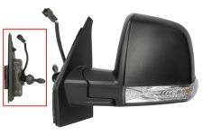 Espejo retrovisor Fiat Doblo 2010-2015 combi / panorama / mecanico / piloto intermitente / izquierdo