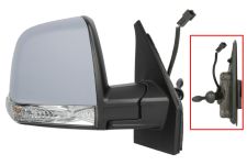 Espejo retrovisor Fiat Doblo 2010-2015 combi / panorama / mecanico / piloto intermitente / con sonda / imprimado / derecho