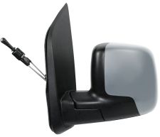 Espejo retrovisor Fiat Qubo 2008-2016 mecanico / imprimado / izquierdo