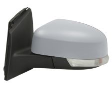 Espejo retrovisor Ford Focus 2015-2018 electrico / termico / piloto intermitente / luz cortesia / abatible electricamente / side assist / imprimado / izquierdo