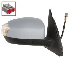 Espejo retrovisor Ford S-Max 2006-2010 conector 12 pins / electrico / termico / piloto intermitente / luz cortesia / imprimado / derecho