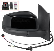 Espejo retrovisor Ford Tourneo Connect 2022-> electrico / termico / abatible electricamente / side assist / antena / negro glossy / derecho