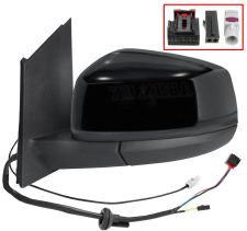 Espejo retrovisor Ford Tourneo Connect 2022-> electrico / termico / abatible electricamente / side assist / antena / negro glossy / izquierdo