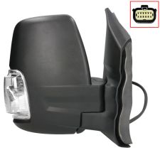 Espejo retrovisor Ford Transit 2019-> brazo corto / electrico / termico / piloto intermitente blanco (wy5w) / derecho