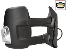 Espejo retrovisor Ford Transit 2019-> brazo largo / electrico / termico / piloto intermitente blanco (wy5w) / derecho