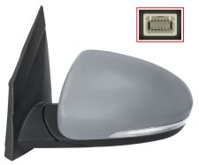 Espejo retrovisor Hyundai Tucson 2018-2020 electrico / termico / piloto intermitente / imprimado / izquierdo