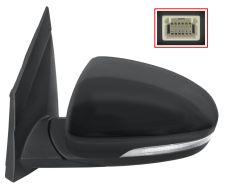 Espejo retrovisor Hyundai Tucson 2018-2020 electrico / termico / piloto intermitente / izquierdo