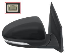 Espejo retrovisor Hyundai Tucson 2018-2020 electrico / termico / piloto intermitente / luz cortesia / abatible electricamente / derecho