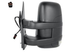 Espejo retrovisor Iveco Daily 2006-2012 brazo corto / manual / piloto intermitente / izquierdo
