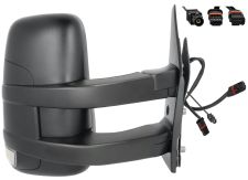 Espejo retrovisor Iveco Daily 2006-2012 brazo largo / electrico / termico / piloto intermitente / antena / derecho
