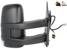 Espejo retrovisor Iveco Daily 2012-2014 brazo largo / electrico / termico / piloto intermitente / derecho