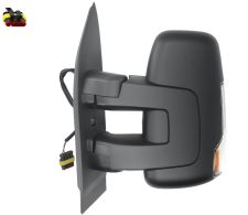 Espejo retrovisor Iveco Daily 2014-2019 brazo corto / manual / piloto intermitente / con sonda / izquierdo