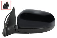 Espejo retrovisor Jeep Cherokee 2018-2025 electrico / termico / negro glossy / izquierdo