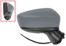 Espejo retrovisor Mazda 3 2017-2019 electrico / termico / piloto intermitente / abatible electricamente / imprimado / derecho