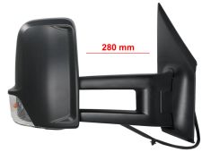 Espejo retrovisor Mercedes Sprinter (907/910) 2018-> ancho vehículo (2330mm-2400mm) / brazo largo (280mm) / electrico / termico / piloto intermitente descubierto / side assist / derecho
