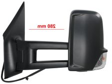 Espejo retrovisor Mercedes Sprinter (907/910) 2018-> ancho vehículo (2330mm-2400mm) / brazo largo (280mm) / electrico / termico / piloto intermitente descubierto / side assist / izquierdo